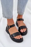 PS1 Dámské Sandály Na Platformě Černé Evaretha