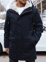 Pánská zimní bunda Barva tmavě modrá DSTREET