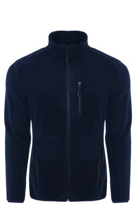 24601 Dewberry 5 Pocket Outdoor Full Zipper Fleece Jacket-NAVY BLUE