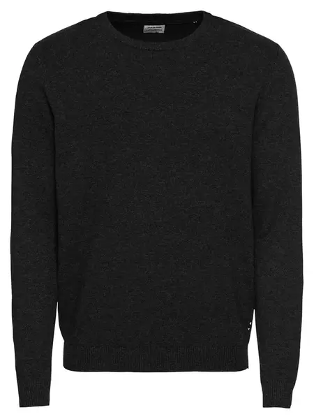 JACK & JONES Sveter  čierna