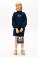 Dívčí šaty Tommy Hilfiger tmavomodrá barva, mini, KG0KG08795