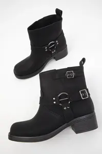 Soho Black Matte Women's Boots & Bootie 19678