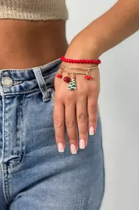 Vánoční náramek Vánoční stromeček