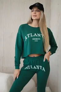 Sada se zeleným potiskem Atlanta