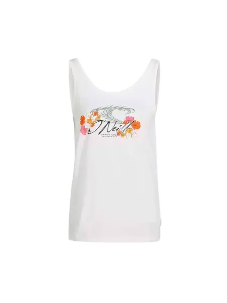 O'NEILL Top 'Luana'  tmavooranžová / eozín / čierna / biela