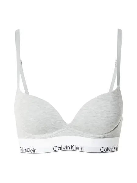 Calvin Klein Underwear Podprsenka  sivá melírovaná / čierna / biela