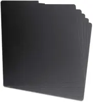 Glorious Vinyl LP Divider Set Black (6 pcs.)