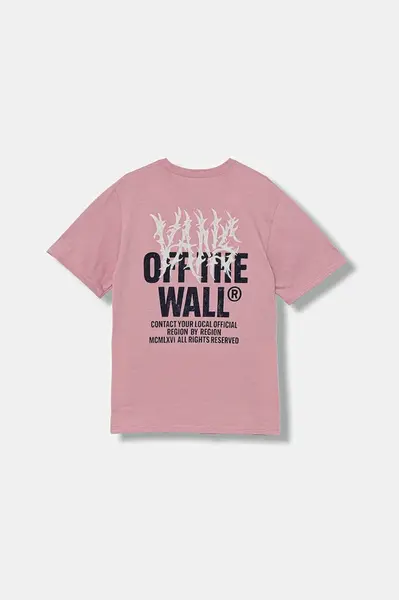 Vans  Dětské bavlněné tričko  Metal Wall SS