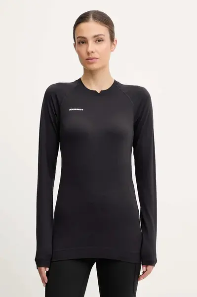 Funkční tričko s dlouhým rukávem s příměsí vlny Mammut Trift