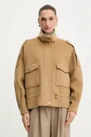 Bunda s příměsí vlny Pinko