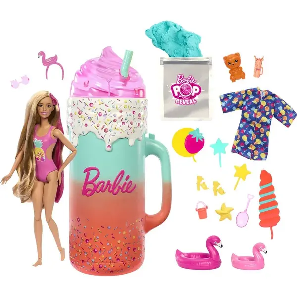 Mattel Barbie pop reveal Barbie deluxe šťavnaté ovocie - tropické smoothie