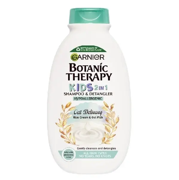 GARNIER Botanic Therapy Kids 2 v 1 Šampon a kondicionér Ledové království Oat Delicacy 400 ml, poškozený obal