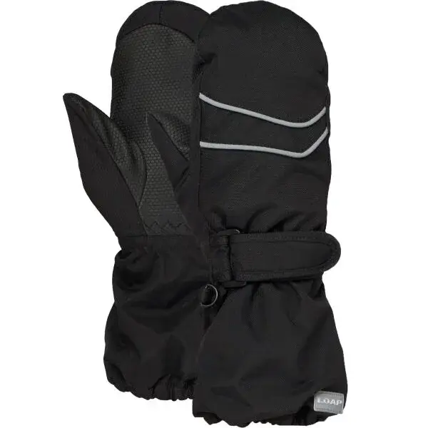 LOAP RIHAN Detské palčiaky, čierna, veľkosť 1-2Y