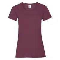 Valueweight Fruit of the Loom Burgundy T-shirt