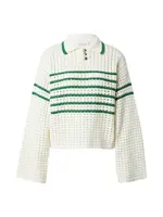 Noella Sveter 'Leen'  zelená / biela