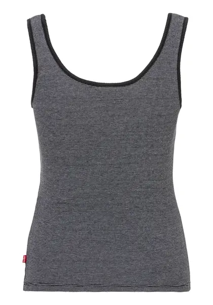LEVI'S ® Top 'Classic Fit Tank Top'  čierna / biela
