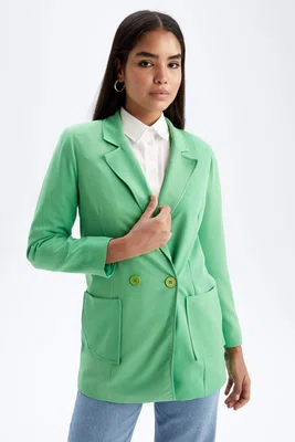 DEFACTO Oversize Fit Krepové Sako
