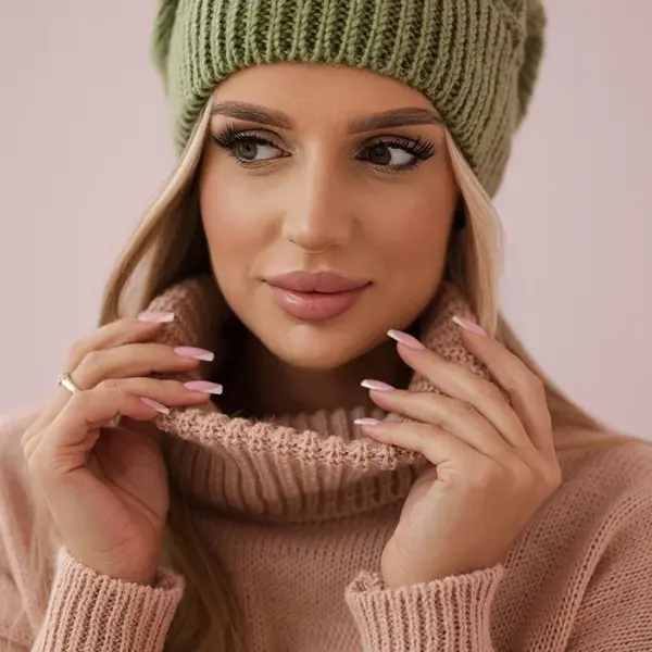 marka niezdefiniowana Dámská čepice Ingrid K371 khaki