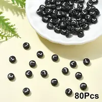 Opaque Acrylic Horizontal Hole Beads