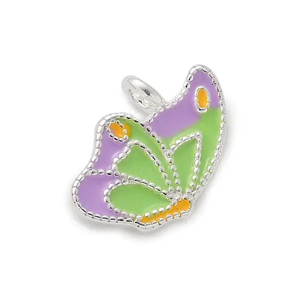 925 Sterling Silver Enamel Butterfly Charms
