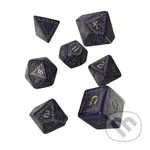 Sada runových kociek - Mixed Blue & Gold