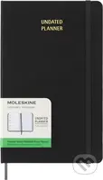 Moleskine – nedatovaný plánovací zápisník (diár) - čierny