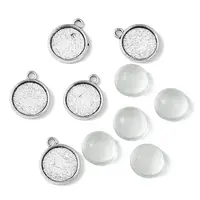 DIY Blank Tibetan Style Alloy Pendants Making Kit