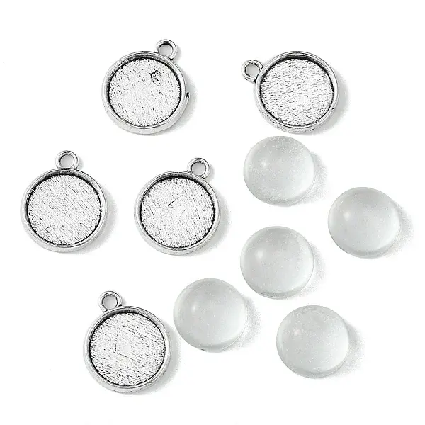 DIY Blank Tibetan Style Alloy Pendants Making Kit