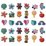 30Pcs 15 Style Transparent Acrylic Pendants