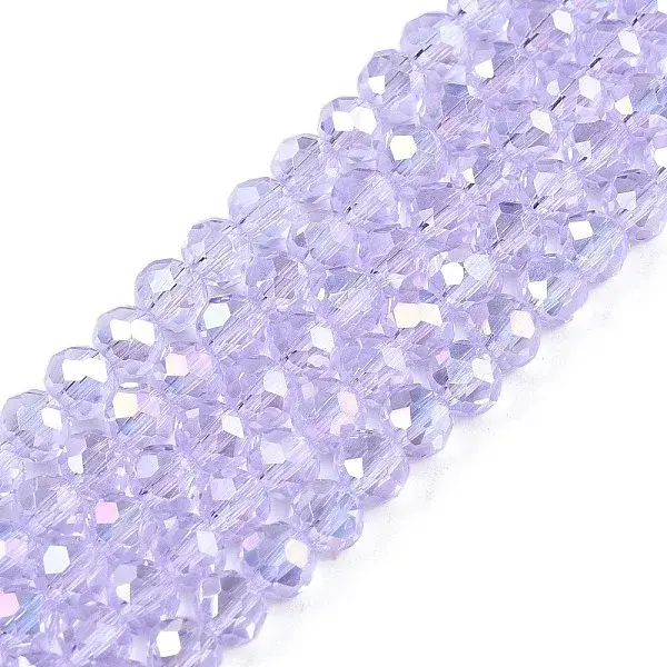 Electroplate Glass Beads Strands
