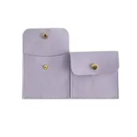 Velvet Jewelry Storage Pouches with Snap Button