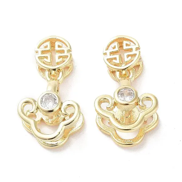 Brass Ice Pick Pinch Bails