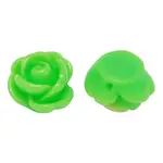 Opaque Rose Flower Resin Beads