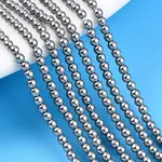 Baking Painted Pearlized Glass Pearl Bead Strands