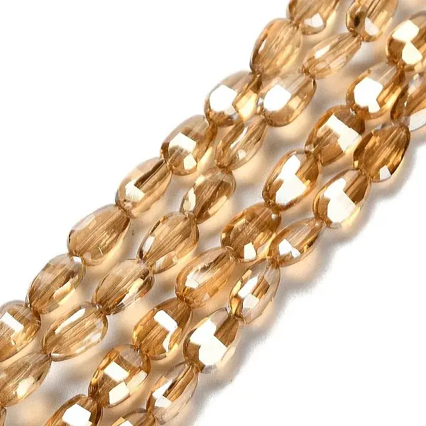 Electroplate Glass Beads Strands