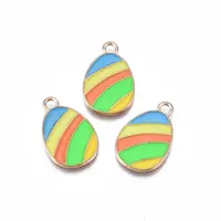 Alloy Enamel Pendants