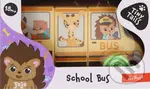 Školský autobus - 3 prvky (Trefl Magnetické vozidlo) - hra z kategorie Stavebnice