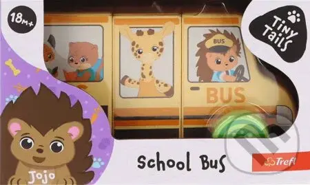 Školský autobus - 3 prvky (Trefl Magnetické vozidlo) - hra z kategorie Stavebnice