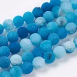 Natural Crackle Agate Beads Strands