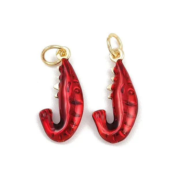 Brass Enamel Pendants