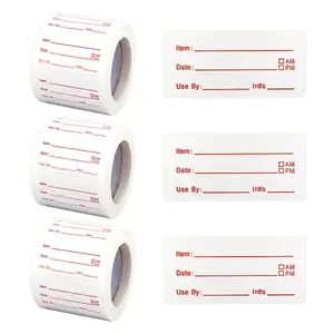 500Pcs Rectangle Roll Stickers