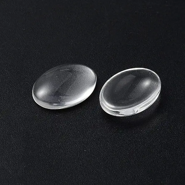 Transparent Glass Cabochons