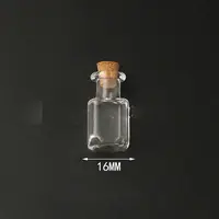 Mini High Borosilicate Glass Bottle Bead Containers