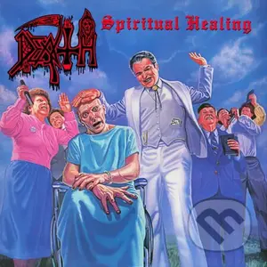 Death: Spiritual Healin Ltd. (Red, Cyan & Black Splatter) LP