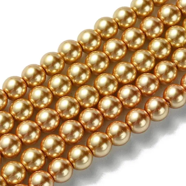 Eco-Friendly Glass Pearl Beads Strands