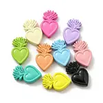 Spray Painted Alloy Beads