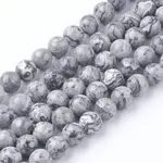 Natural Map Stone/Picasso Stone/Picasso Jasper Beads Strands