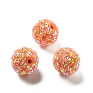 Acrylic Rhinestone Ball Beads