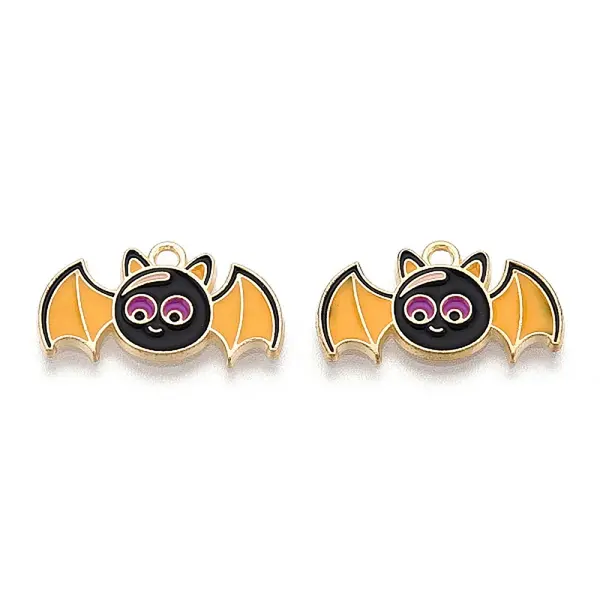 Halloween Alloy Enamel Pendants