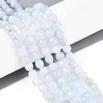 Dyed Natural White Jade Beads Strands